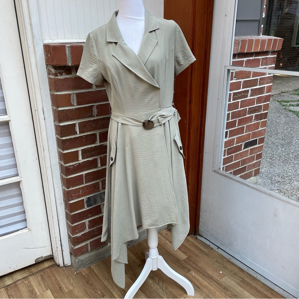 Chriselle x J.O.A Asymmetrical Dress